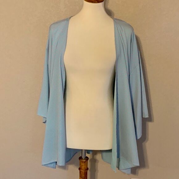 Primi Teal & Hot Pink Geometric Kimono M Swim Cov - Picture 4 of 12